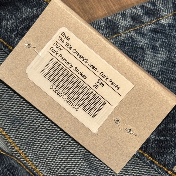 Everlane - The 90’s Cheeky Jean - Dark Painterly Strokes - Picture 11 of 11